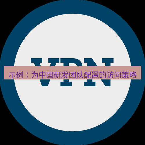 快连VPN 示例：为中国研发团队配置的访问策略