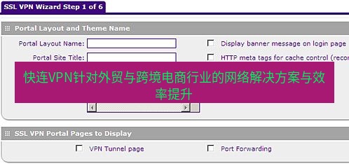 快连VPN 快连VPN针对外贸与跨境电商行业的网络解决方案与效率提升