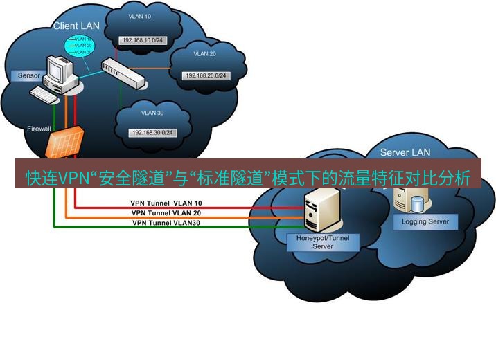 快连VPN 快连VPN“安全隧道”与“标准隧道”模式下的流量特征对比分析